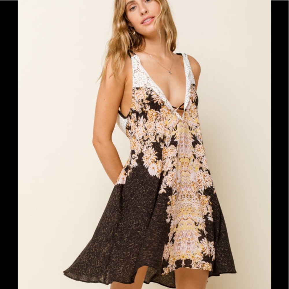 New Free people morning sun slip dress